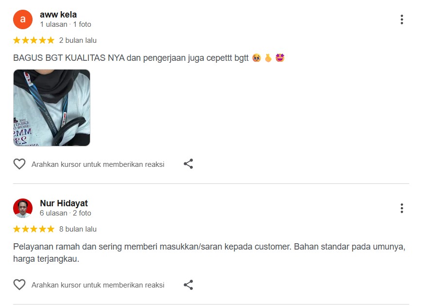 Testimoni klien 5